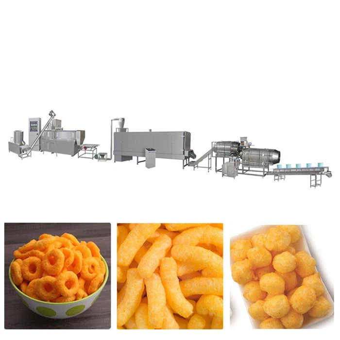 corn snacks food extruder machine