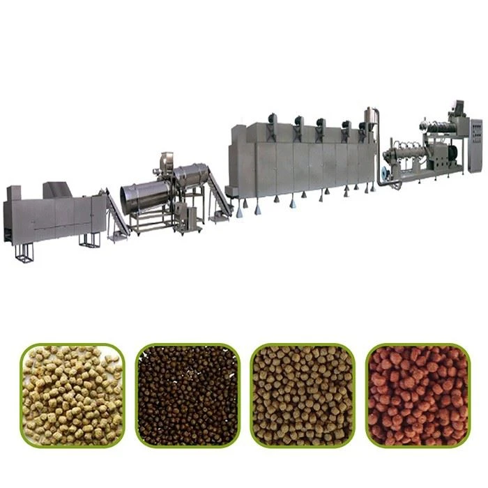 Double Screw Fish Feed Extruder Machine